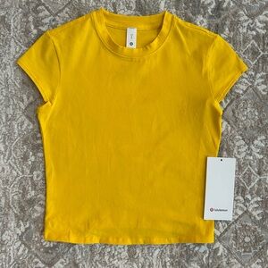 Lululemon Athletica Vibrant Yellow Tee